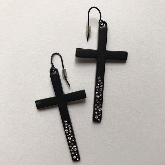 Black Cross Earrings Forever 21 2025